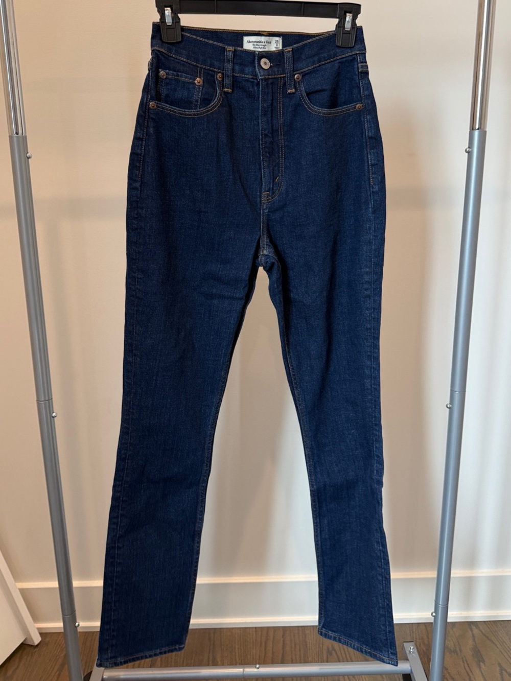 Abercrombie & Fitch Indigo Straight Leg Jeans